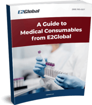 Cover of the Guide to Medical Consumables from E2Global